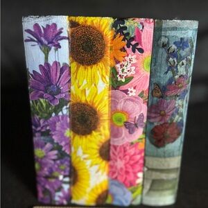 Handmade Decoupage Floral Patterned Decorative Box